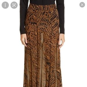 NWT ganni tiger skirt